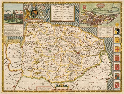 Lot 191 - Norfolk. Speed (John), Norfolk a Countie florishing & populous described..., 1676