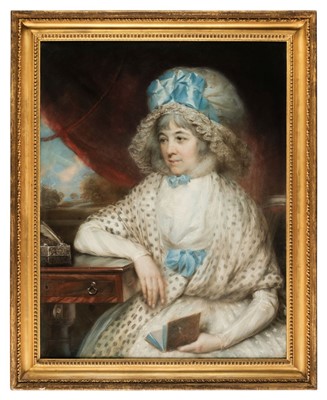 Lot 208 - Russell (John, 1745-1806). Portrait of Miss Boddington, 1791