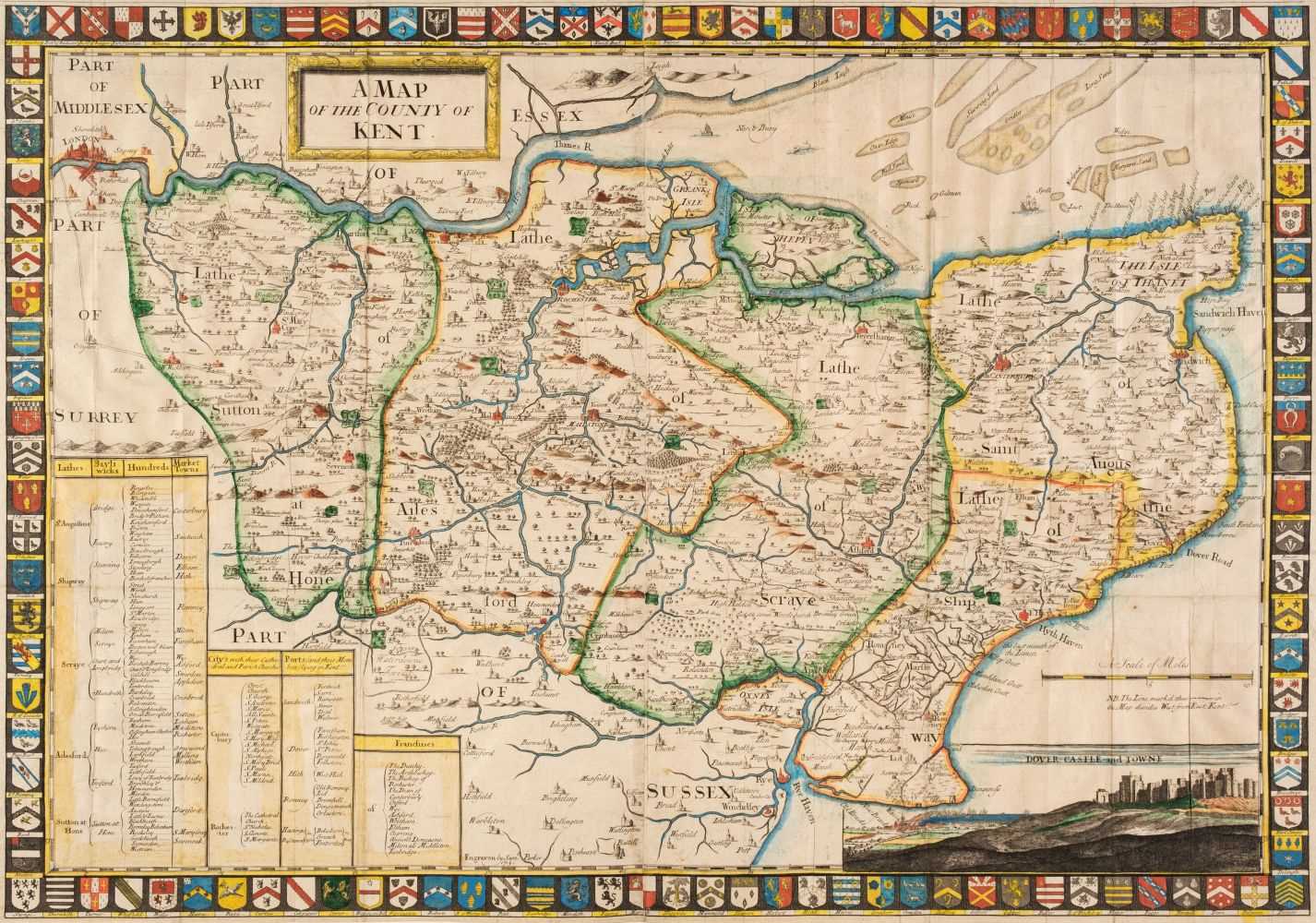 Lot 177 - Kent. Harris (John), A Map of the County of