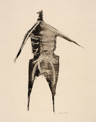 Lot 393 - Chadwick (Lynn, 1914-2003). Drawing for Standing Figure II, 1955