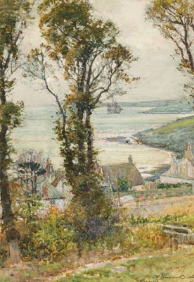 Lot 273 - Birch (Samuel John Lamorna, 1869-1955). St. Mawe, Cornwall, circa 1900