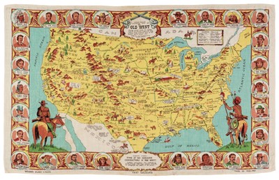 Lot 193 - North America. Arnold (Danny), Danny Arnold's Pictorial Map of The Old West, circa 1970