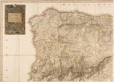 Lot 204 - Spain & Portugal. Nantiat (Jasper), A New Map of Spain and Portugal..., 1810