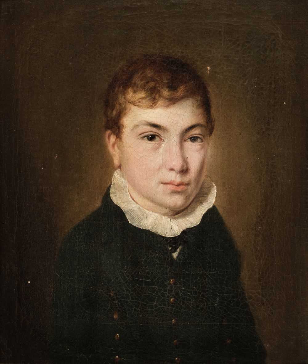 Lot 217 - English School. Portrait of a Boy, circa 1830