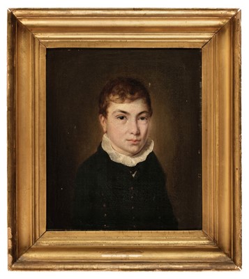 Lot 217 - English School. Portrait of a Boy, circa 1830