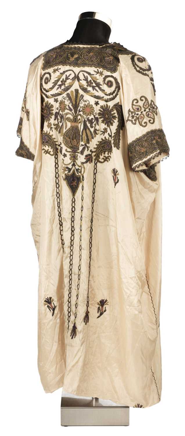 Ottomon Robe Lot 170 - Ottoman. A metalwork silk robe, early 20th