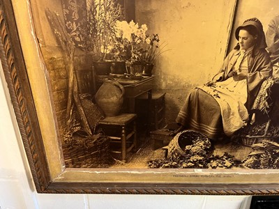 Lot 115 - Robinson (Henry Peach, 1830-1901).  Preparing Spring Flowers for Market, 1873