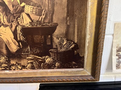 Lot 115 - Robinson (Henry Peach, 1830-1901).  Preparing Spring Flowers for Market, 1873