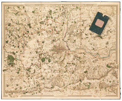 Lot 181 - London. Froggett (J. W.), Froggett's Survey of the Country Thirty Miles Round London, 1831