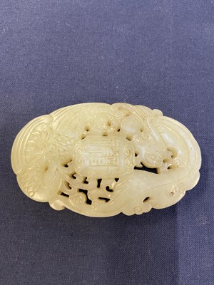 Lot 101 - Jade. Three Chinese jade carvings