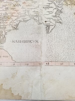 Lot 205 - Spain & Portugal. Ptolemy (Claudius), Secunda Europe Tabula, Rome  [1478 - 1509]