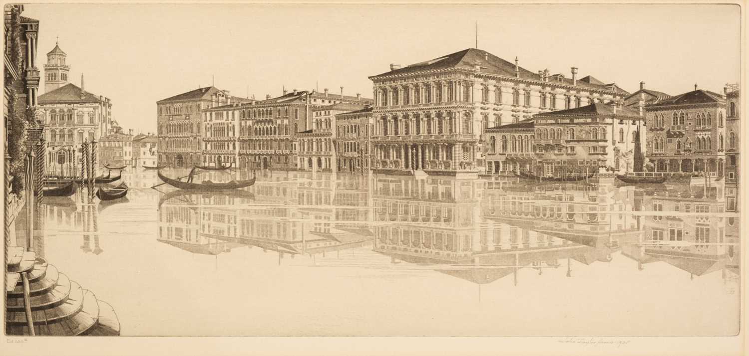 327 - Arms (John Taylor, 1887-1953). Venetian Mirror (The Grand Canal, Venice), 1935