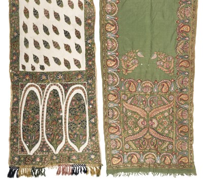 Lot 188 - Shawls. A long Delhi shawl, & one other, India, circa 1860