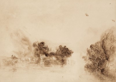 Lot 254 - Prout (John Skinner, 1806-1876). River Study, watercolour