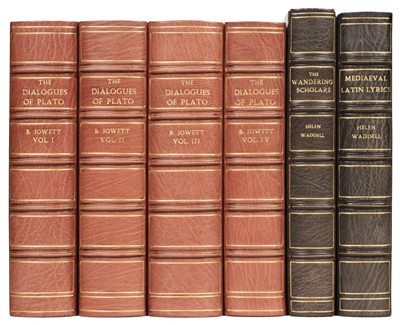 Lot 408 - Jowett (Benjamin). The Dialogues of Plato, 4th edition 4 volumes, Oxford: The Clarendon Press, 1953