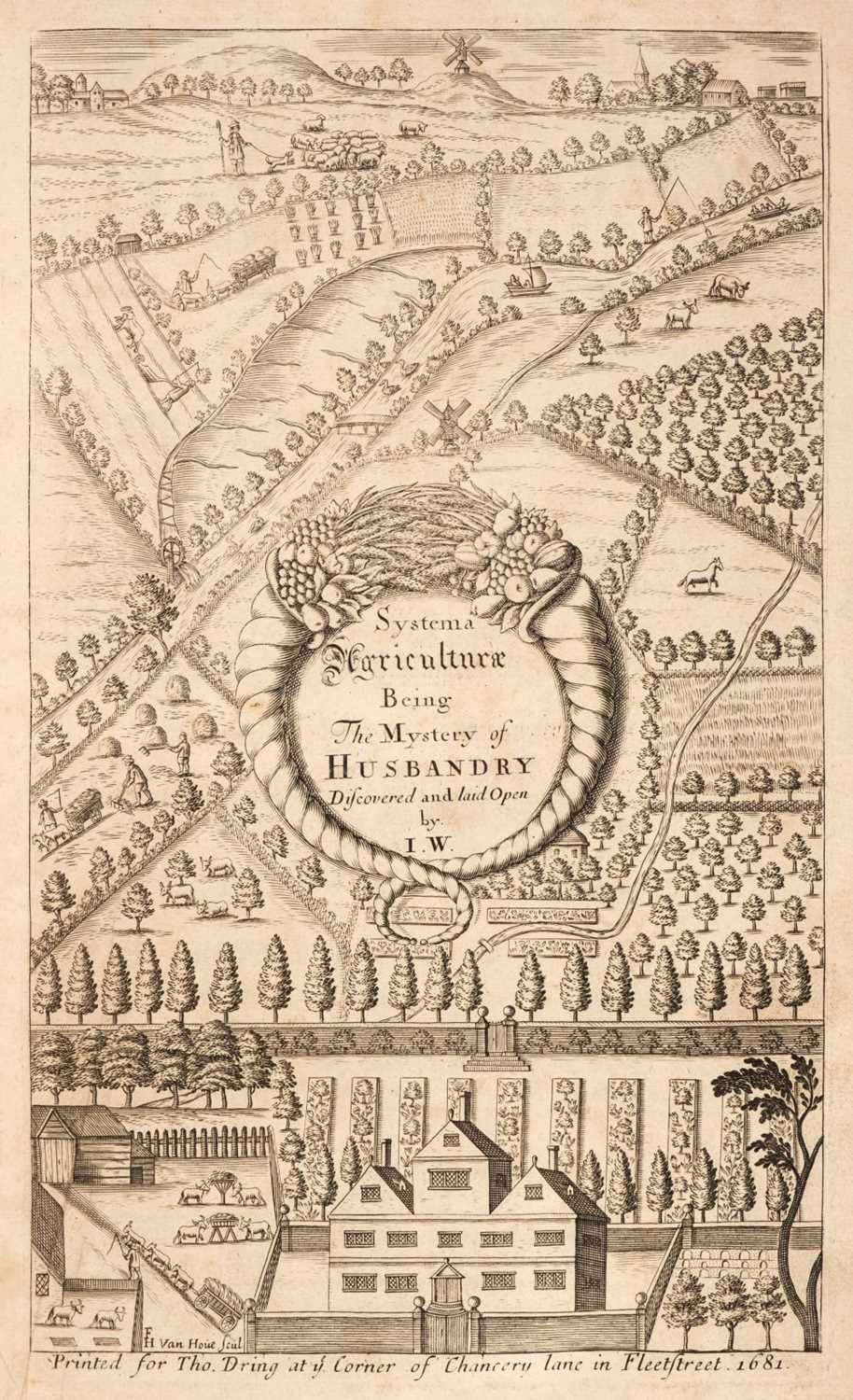 Lot 43 - Worlidge (John). Systema Agriculturae; The Mystery of Husbandry Discovered..., 3rd edition, 1681