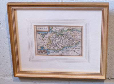 Lot 161 - Drayton (Michael). Untitled allegorical map of Yorkshire, circa 1622