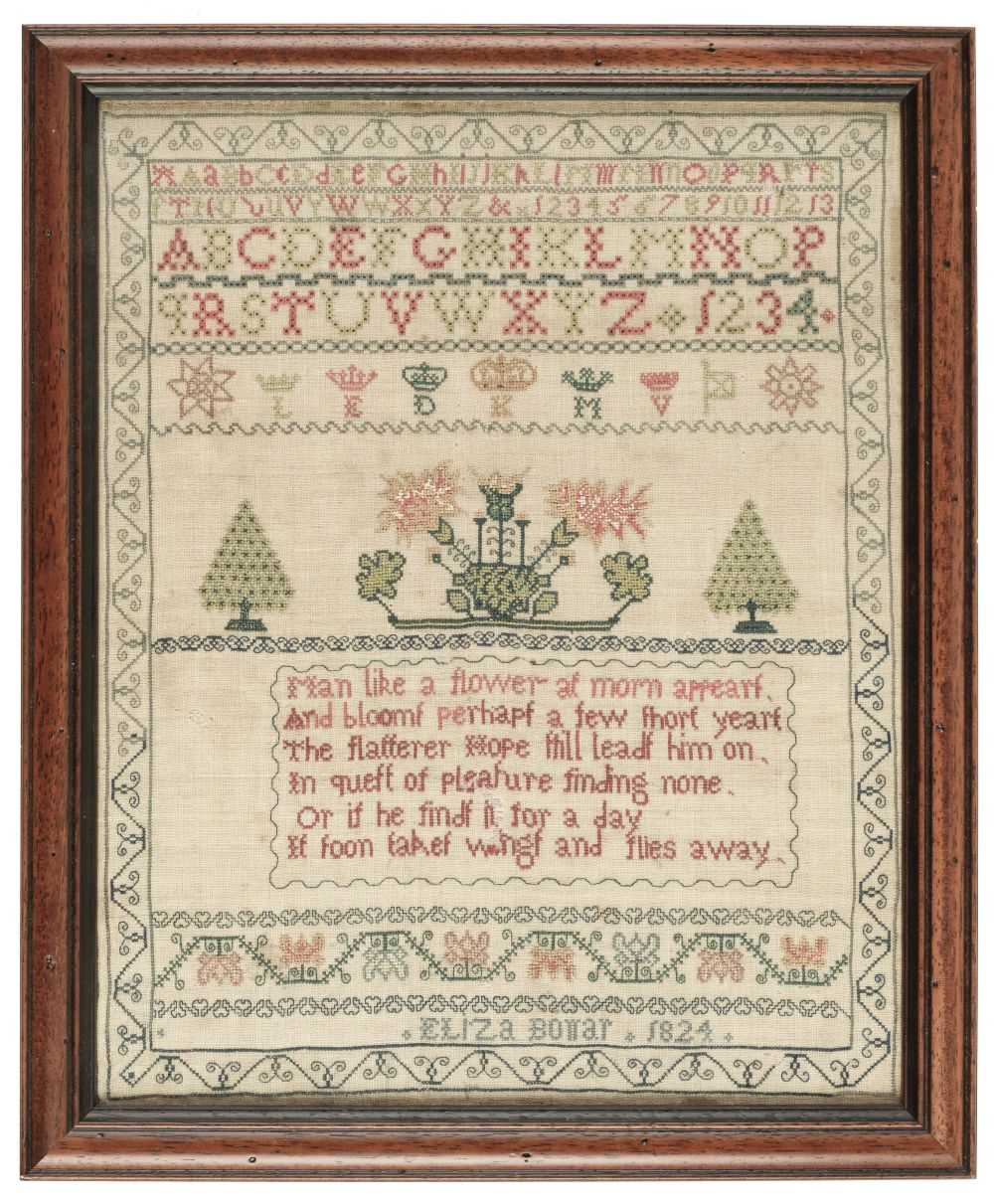 Lot 179 - Sampler. An early 19th century needlework,