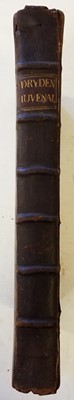 Lot 325 - Dryden (John, translator). The Satires of Decimus Junius Juvenalis, 1st edition, 1693