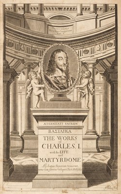 Lot 323 - Charles I. Basilika. The Works of King Charles the Martyr, 2nd ed., 1687