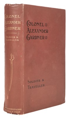 Lot 56 - Pearse (Hugh). Soldier and Traveller, Memoirs of Alexander Gardner, 1st edition, 1898