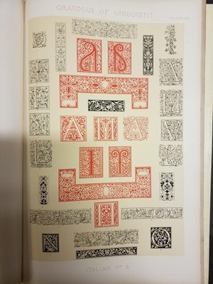 Lot 373 - Jones (Owen). The Grammar of Ornament...., 1st edition, 1856