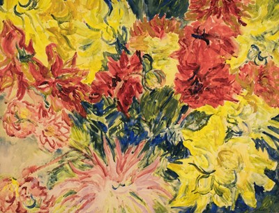 Lot 386 - Epstein (Jacob, 1880-1959). Dahlias, circa 1935