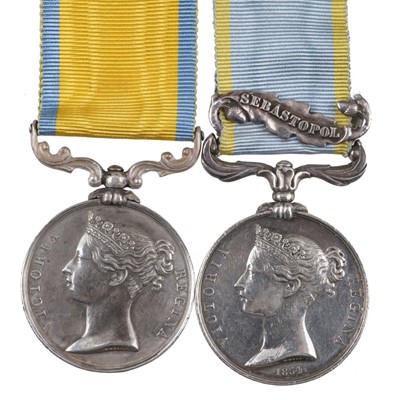 Lot 492 - Crimea. Pair to Paymaster H.C. Medder, Royal Navy