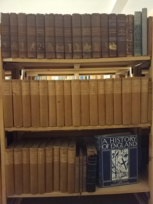 Lot 469 - Literature. A large collection of late 19th & early 20th-century literature & illustrated