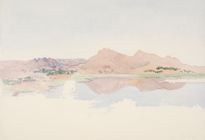 Lot 404 - Procktor (Patrick, 1936–2003). Mediterranean Coastline, watercolour, signed