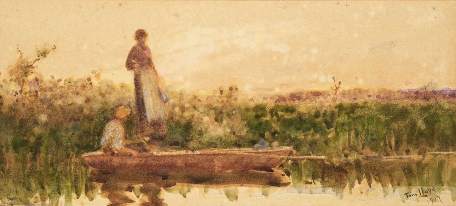 Lot 123 - Lloyd (Thomas James, 1849-1910). Boating in the Summer, 1907..., and others