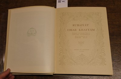 Lot 400 - Dulac (Edmund, illustrator). Rubaiyat of Omar Khayyam, 1909
