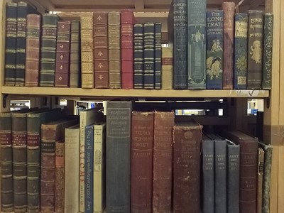 Lot 486 - Bindings. A large collection of 19th & early 20th-century leather bindings & literature