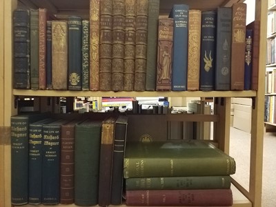 Lot 486 - Bindings. A large collection of 19th & early 20th-century leather bindings & literature