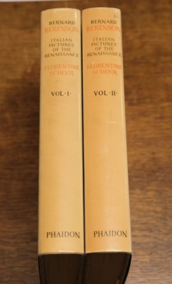 Lot 362 - Berenson (Bernard). Italian Pictures of ethe Renaissance, 2 volumes, 1957