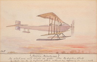 Lot 88 - Smith (Herbert M). Early Aviation Series "Hydro-Aeroplane" 1913 and three others