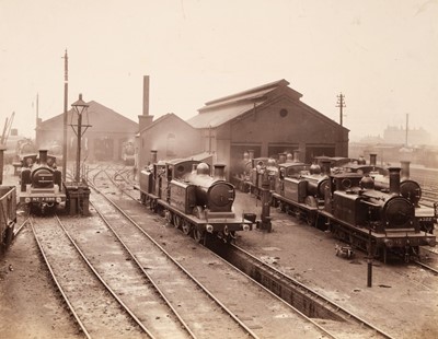 Lot 272 - Railway Photographs. A group of 4 photograph albums of railway interest, late 19th and 20th century