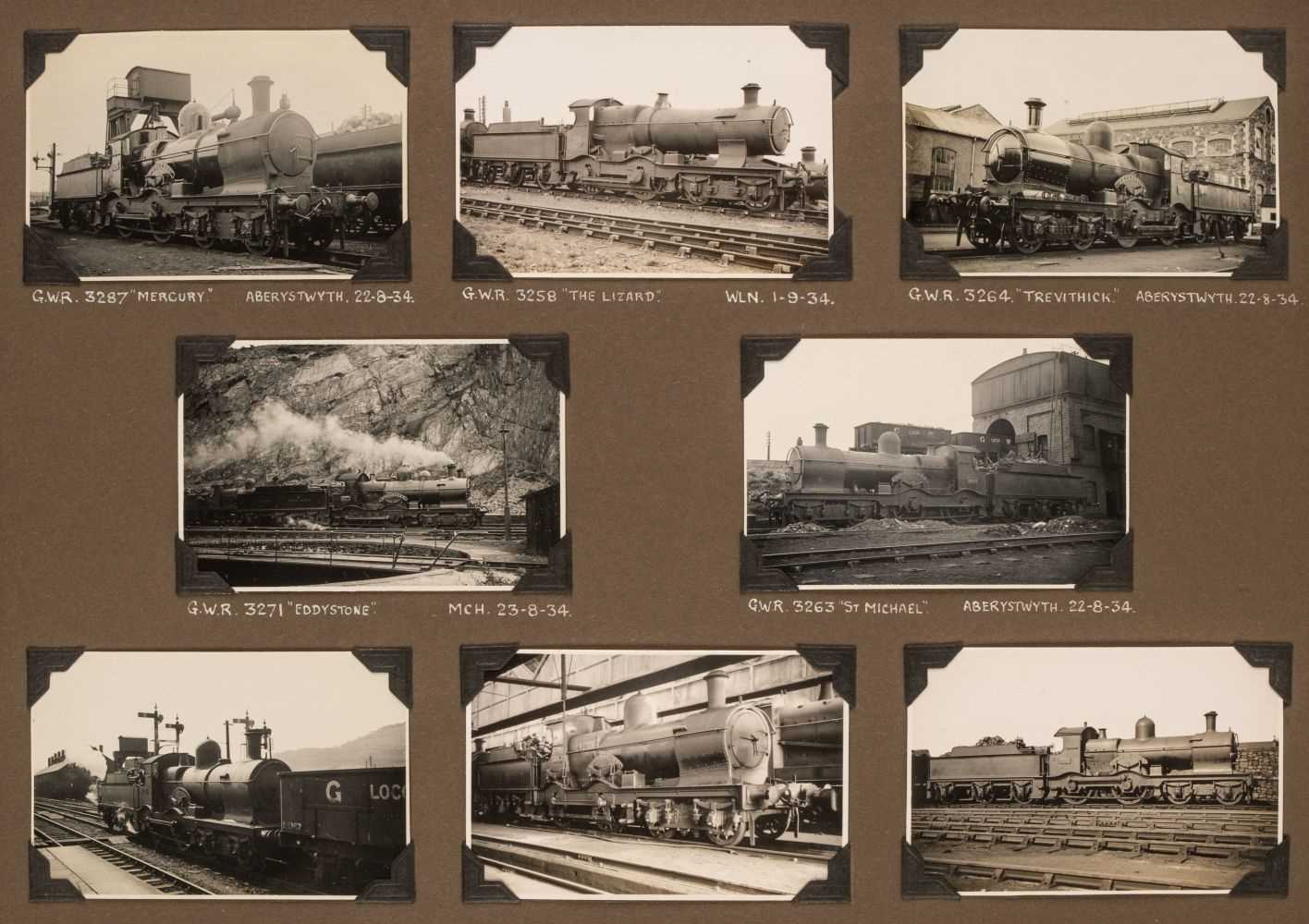 Lot 271 - Railway Photographs. A collection of 10 albums of railway interest, mostly early 20th century