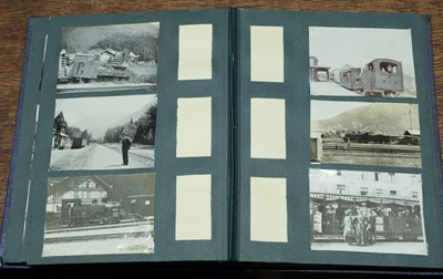 Lot 271 - Railway Photographs. A collection of 10 albums of railway interest, mostly early 20th century