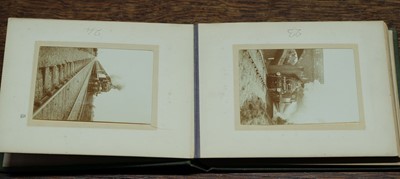 Lot 271 - Railway Photographs. A collection of 10 albums of railway interest, mostly early 20th century