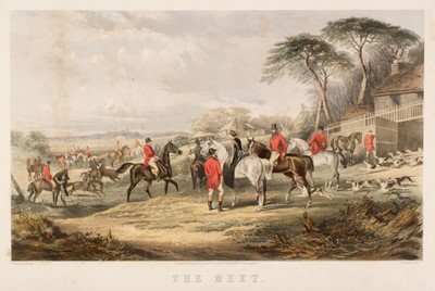 Lot 242 - Sutcliffe (J.). Set of four Fox hunting lithographs, Thos. McLean, 1857 & 1858