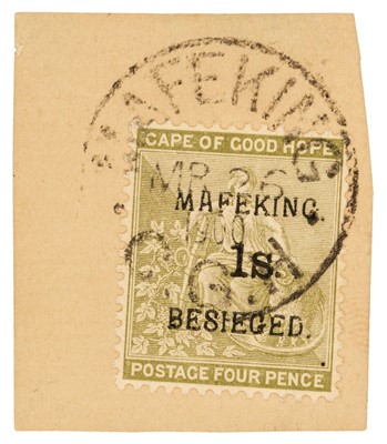 Lot 303 - Mafeking. 1900 Overprint on Cape