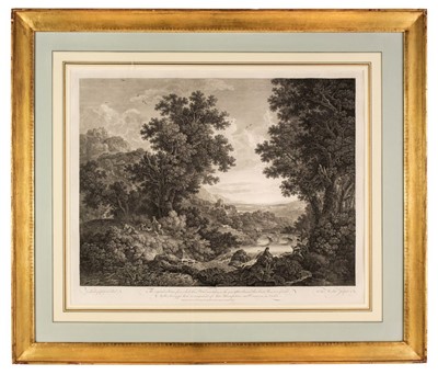 Lot 254 - Woollett (William). A Pair of Classical Landscapes, 1762 & 1763