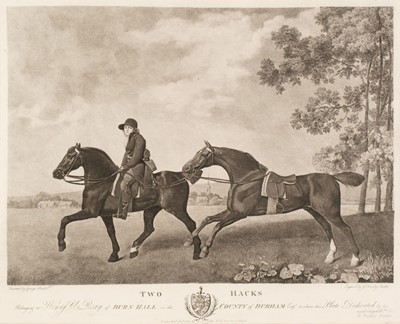 Lot 241 - Stubbs (George Townley). Two hacks Belonging to Henry U. Reay...., G. T. Stubbs, 1792