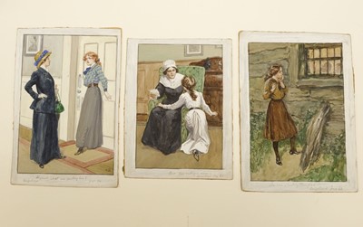 Lot 741 - Browne (Gordon Frederick, 1858-1932). The Girls of Kings Royal, original illustrations