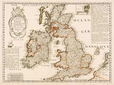 Lot 150 - British Isles. Boisseau (Jean). Carte generalle de la Grande Bretagne..., 1644