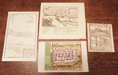 Lot 196 - Poland. A collection of 16 maps of Polish towns and cities, mostly 17th & 18th century