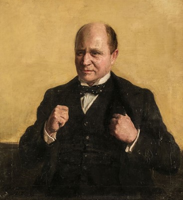 Lot 344 - Nicholson (William, 1872-1949). Portrait of Sir Edward M. Mountain, 1908, oil on canvas