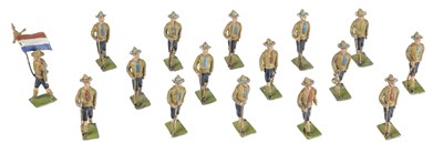 Lot 321 - Scouting. A set of Britains lead Boy Scout figures circa 1910