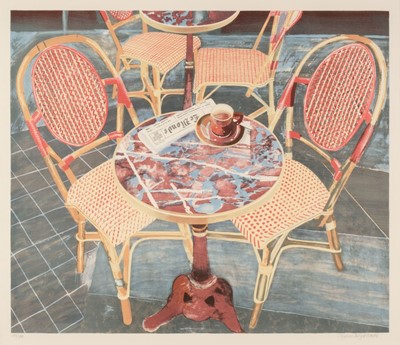 Lot 426 - Harte (Glynn Boyd, 1948-2003). Parisian Café Table, circa 1980s..., and three others